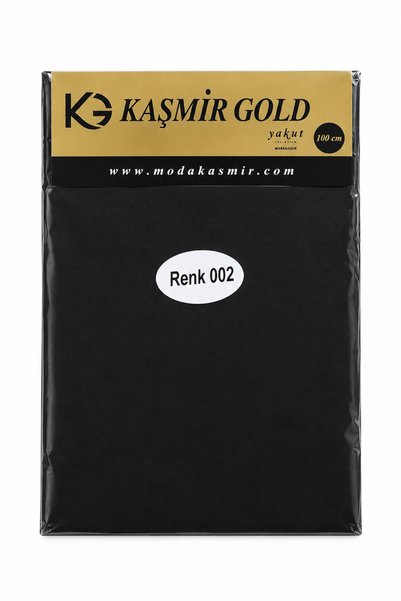miraylahobi Kaşmir Gold Düz Renk Poşetli Yazma 100 cm