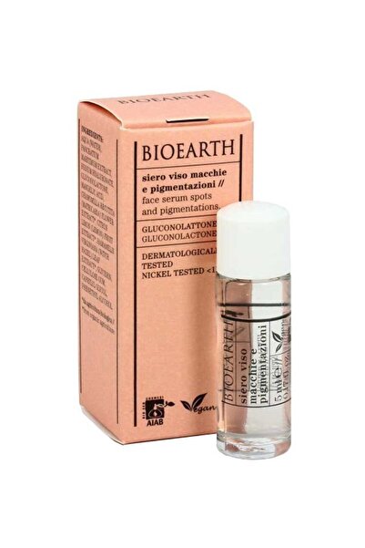 Bioearth Λευκαντικός Ορός Προσώπου με Γλυκολικό Οξύ 5ml