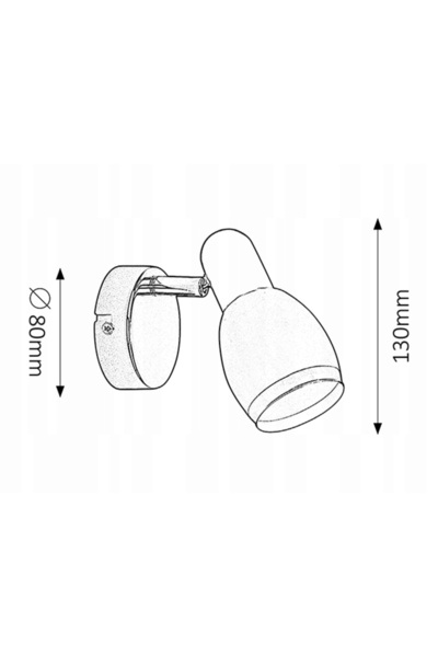 Rabalux Aplică de perete ELITE KINKIET SPOT 6060 24h