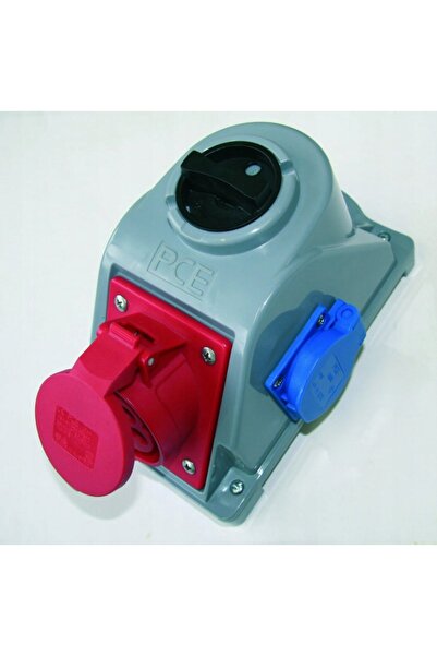 PCE COMBO-POL PRIZĂ IP44 16A/5P + 2x16A/2P+Z CU ÎNTRERUPĂTOR 96061542W