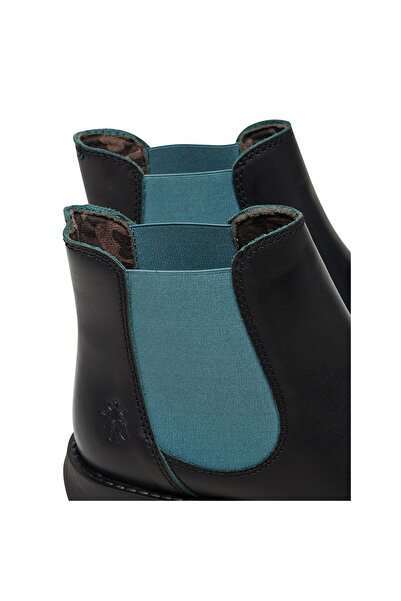 Fly London Ghete Chelsea de damă Verde 112 Salvfly P143195112