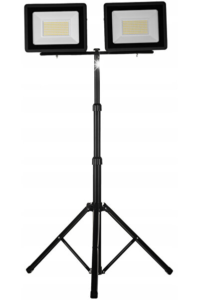 SCHMITH Proiector LED cu trepied 2x100W portabil negru