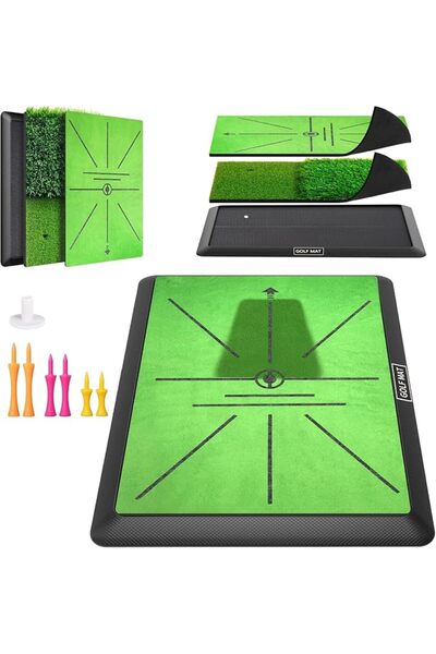 GENERAL Golf Mat, Practice Outdoor Indoor for Training Chipping Show Swing Pa...