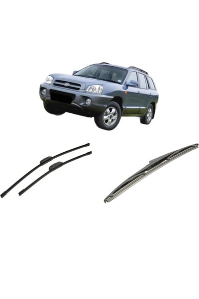 Bosch Set de 3 ștergătoare de parbriz auto, Twin-Aerotwin, pentru Hyundai San...