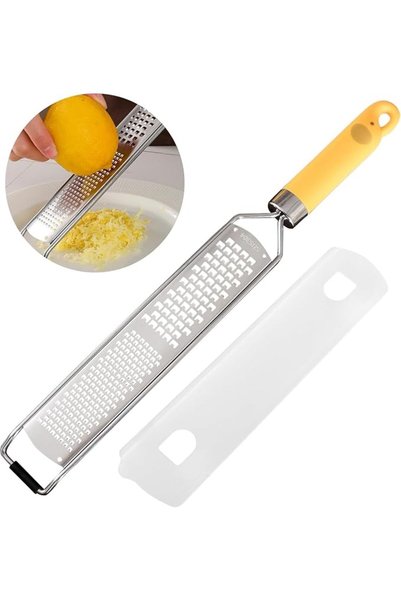 KASTWAVE Lemon Zester Tool, Stainless Steel Citrus Grater with Ergonomic Hand...