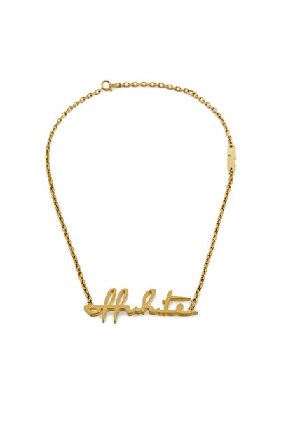 OFF WHITE Colier de damă auriu OWOB026R21MET0017600