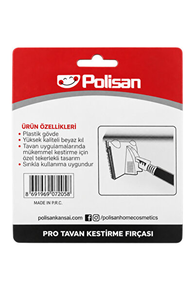 Polisan tavan kestirme fırçası