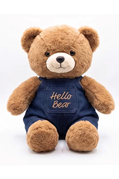 Feyza Oyuncak Plush Bear Wearing Overalls 50cm. |   3+ Years Old |   1 Piece ...