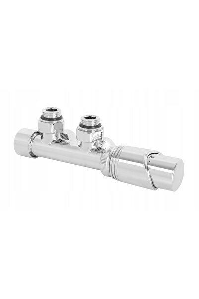 DIAMOND Set termostatic pentru încălzitor 1/2 " combinat unghiular cromat DN15