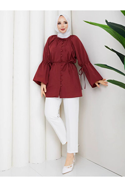 moda periy Tunik Bağcık detaylı