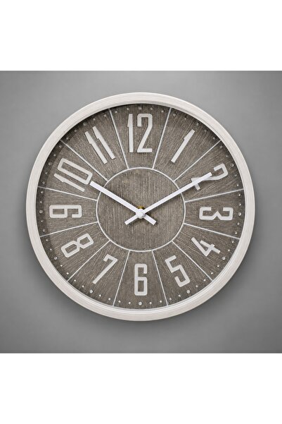 Magic Time Industrial Wall Clock With Embossed Numbers - Vandor