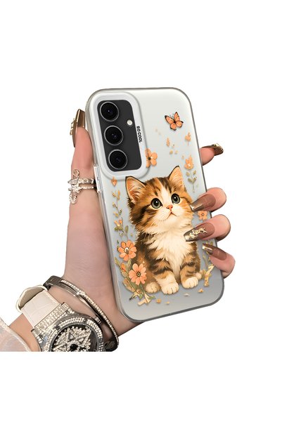 Hontinga For Samsung Galaxy S24 Fe Compatible Silicone Edge Hard Back Case Ca...