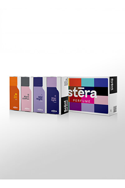 Stera WILDLY RADIANT Women's Perfume Set of 4 - SUN KISS + BLACK CHIFFON + MI...