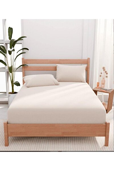 PAMUKLAR طقم ملاءات سرير فردي مقاس 100x200 من Apricitas Home Urban Cream AP52...