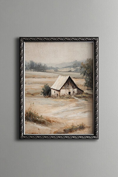 epiqart Country House - Vintage Patterned Painting - Fine Model