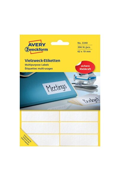 Avery Zweckform Multipurpose General-use Labels 62 x 19 mm, handwriting, perm...