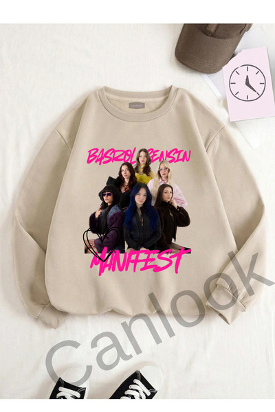 Canlook Manifest Baskılı Sweatshirt