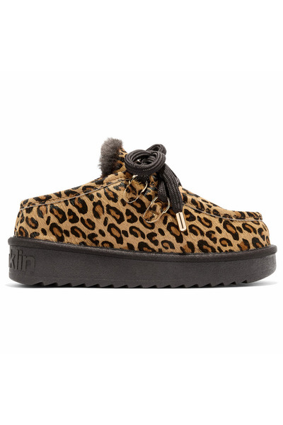 D.Franklin D. Franklin animal print δερμάτινο clog 375005