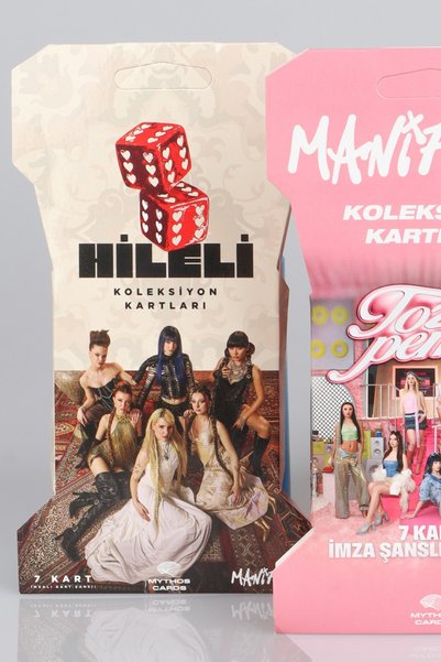 MANİFEST Lisanslı Kart Seti Toz Pembe & Hileli & Daha İyi Dekomus Cep Defteri Hediyeli