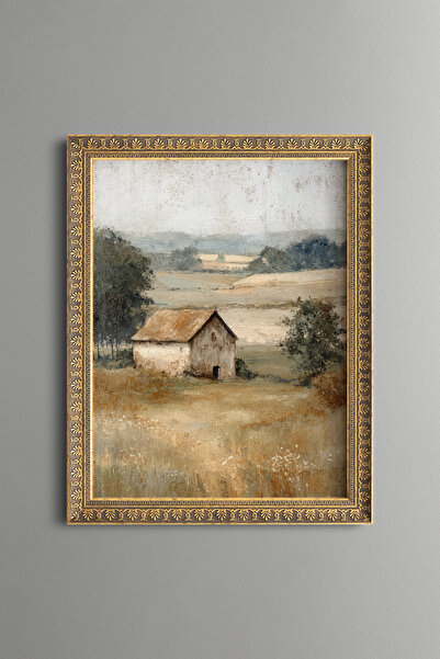 epiqart Country House - Vintage Patterned Painting - Fine Model