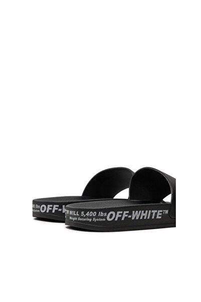 OFF WHITE Șlapi bărbați negri OMIC001S22MAT0011001
