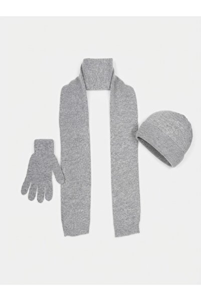 Fonem Fo 3093 Ivan 3-Piece Scarf Beanie Set