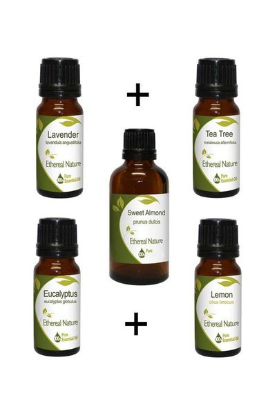 Nature Body Βασικό Σετ Αρωματοθεραπείας (Έλαιο αμυγδάλου 100ml + Λεβάντα 10ml...
