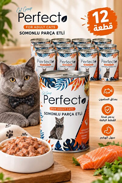 PERFECT Cat Group Canned Cat Food - 12 Pack - Perfect Adult Cat Wet Food with...