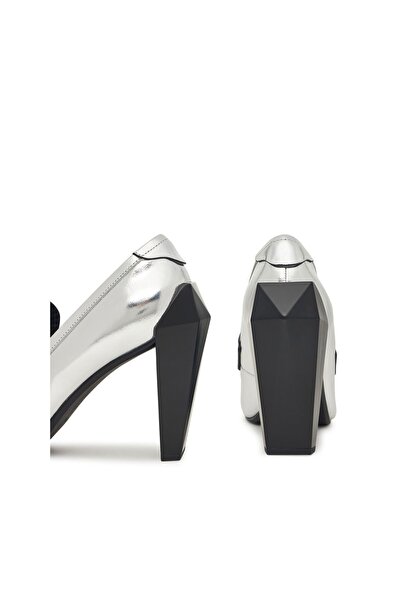United Nude Loafer de damă argintiu cu pietre Hi 109551