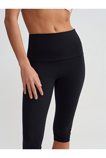 y.orstruly CAPRI LEGGINGS - KADIN YÜKSEK BEL TOPARLAYICI DİZ ALTI CAPRİ TAYT