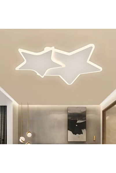 DIGITAL Merchandise Lustra LED cu telecomanda 49W, Stele, lumina Rece/Calda/N...