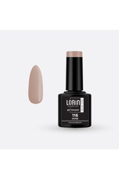 Lorin Cosmetics Lorin Ημιμόνιμο Βερνίκι Νυχιών Τζελ 8ml. # 116 (Οστράκι) - Lo...