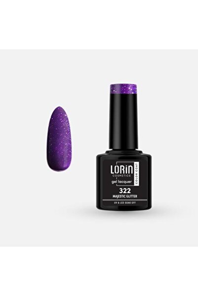 Lorin Cosmetics Lorin Ημιμόνιμο Βερνίκι Νυχιών Τζελ 8ml # 322 (Μεγαλοπρεπής Λ...