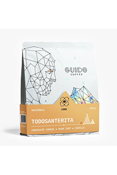 GUIDO Roastery Cafea Boabe de Specialitate Todosanterita 250g - Guatemala Sin...