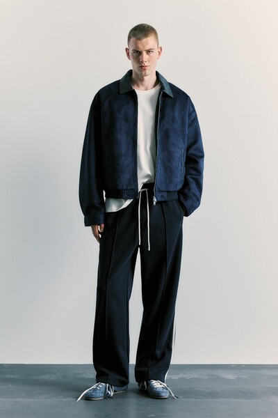 Pull & Bear Yan şeritli jogger pantolon
