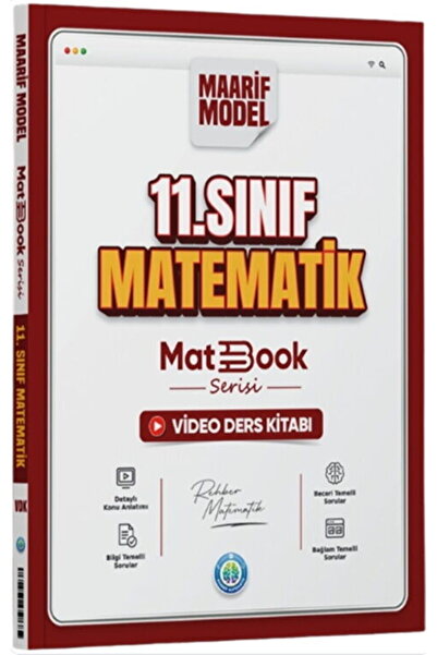 Rehber Matematik 11. Sınıf Matematik Matbook Serisi Maarif Model Video Ders K...