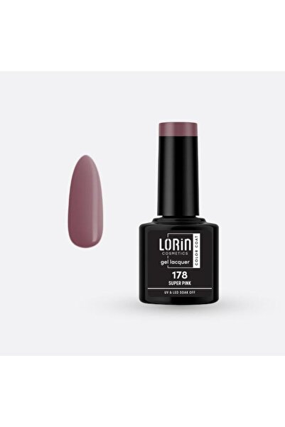 Lorin Cosmetics Lorin Ημιμόνιμο Βερνίκι Νυχιών Τζελ 8ml. # 178 (Σούπερ Ροζ) -...