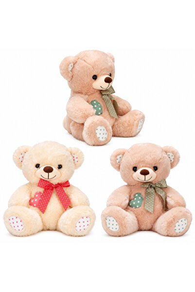 NW NessiWorld 1001522 Plush Bear Sitting with Ribbon and Heart 42 Cö 2A (Pric...