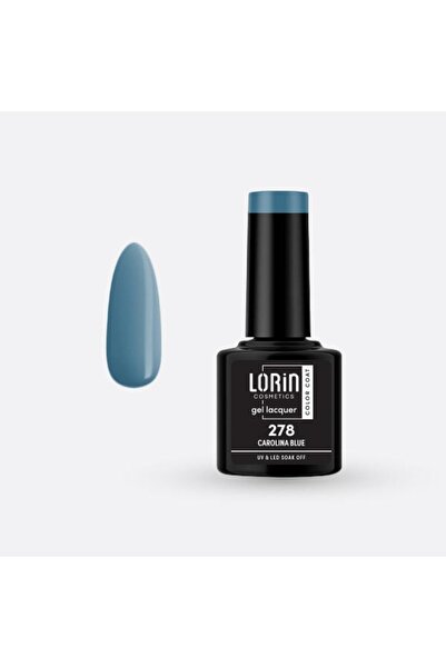 Lorin Cosmetics Lorin Ημιμόνιμο Βερνίκι Νυχιών Τζελ 8ml. # 278 (Μπλε Καρολίνα...