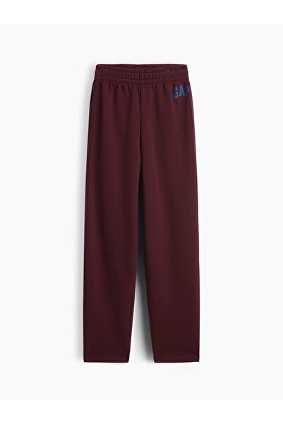 GAP Erkek Çocuk Bordo Logo Pull-On Jogger Eşofman Altı