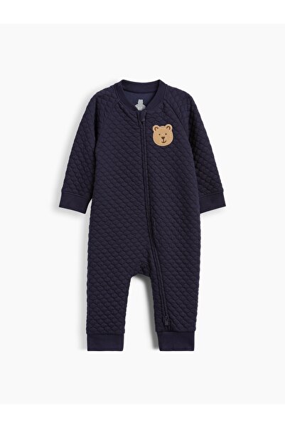GAP Bebek Lacivert Kapitone Raglan Tulum