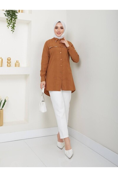 moda periy Tunik Şık Taş Detaylı