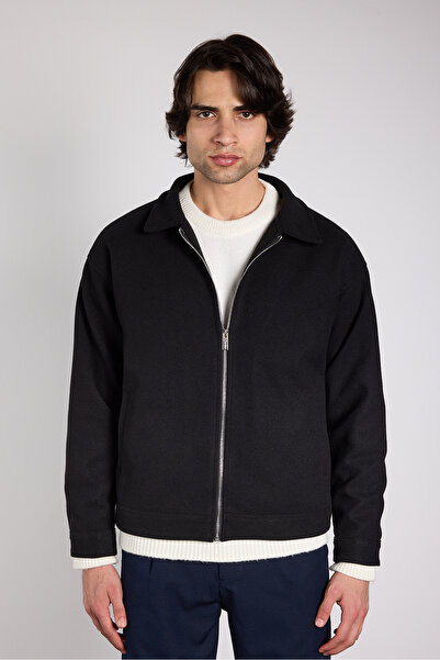 Mesfeno Oversize Zippered Stitched Jacket