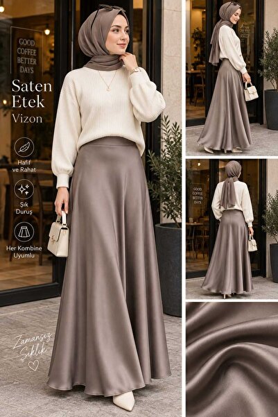 KAREN satin skirt