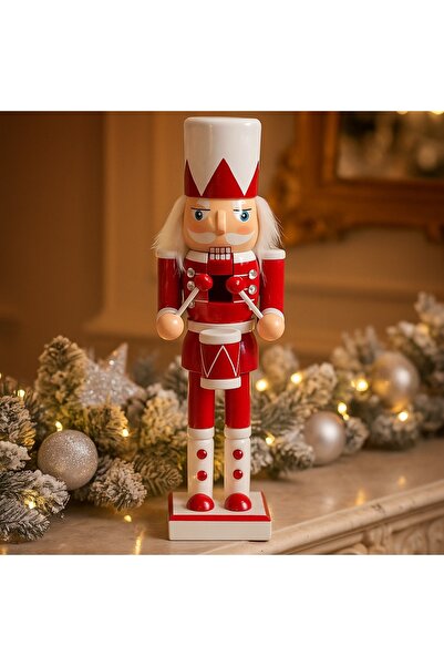 Ornament24 Figurina decorativa Craciun, spargator de nuci soldatel cu toba, n...