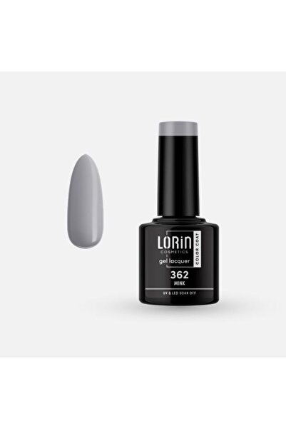 Lorin Cosmetics Lorin Ημιμόνιμο Βερνίκι Νυχιών Τζελ 8ml. # 362 (Μινκ) - Lorin.gr
