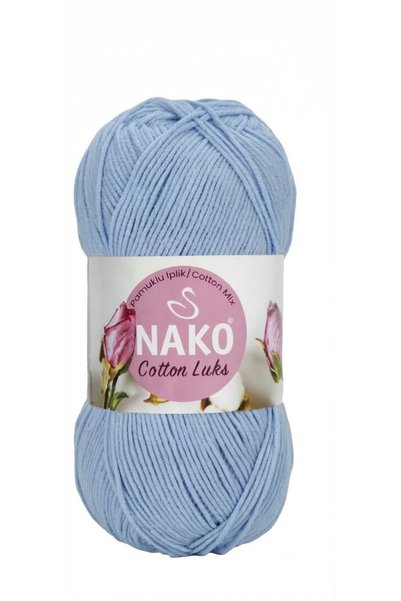 NAKO Cotton Luxury Hand Knitting Yarn 5-Pack - 60% Soft Cotton Premium Yarn 9...