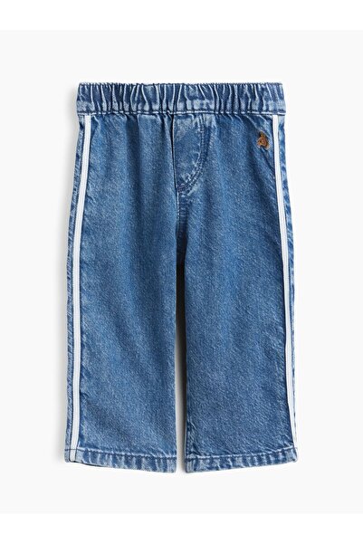 GAP Bebek Mavi Varsity Jean Pantolon