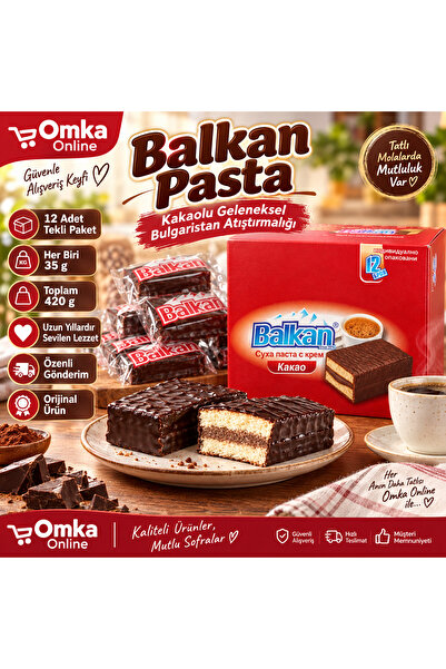 Kakaolu Kremalı Kek 12 x 35 G – 420 G Bulgaristan Atıştırmalığı