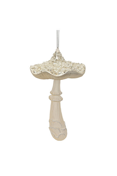 BraziPremium By OLLMA Ornament pentru bradul de Crăciun, Ciupercă cu mărgele ...